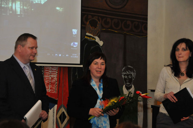 Do síně slávy královského města Žatce vstoupil in memoriam Jiří Ponocný. Cenu převzala jeho kamarádka