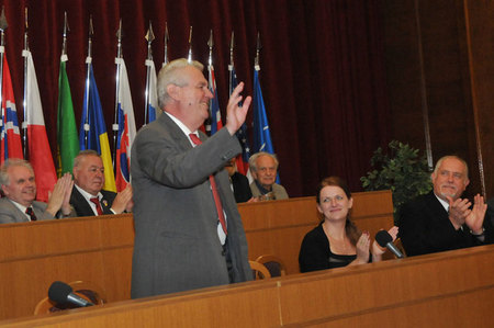 Prezident republiky Miloš Zeman pozdravil delegáty IX. sjezdu ČSBS