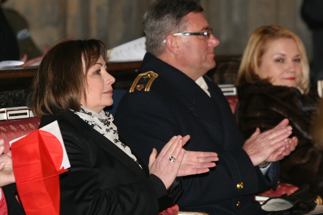 Adventní koncert se konal pod záštitou manželky prezidenta republiky Ivany Zemanové