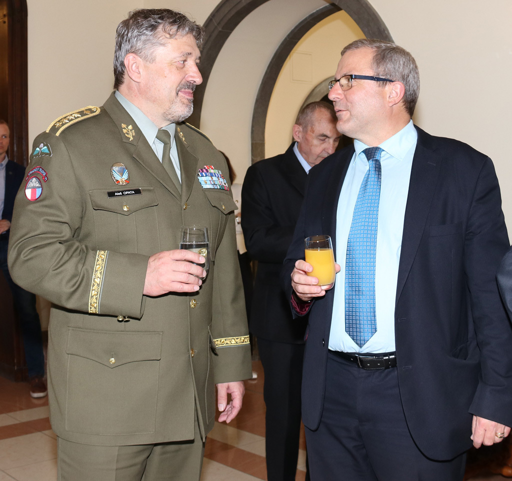 Nechyběl ani náčelník Generálního štábu AČR armádní generál Aleš Opata
