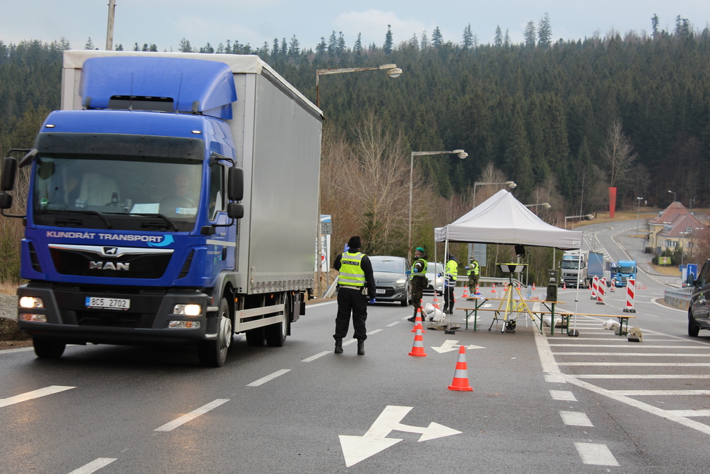 Kontroly na hraničním přechodu Strážný