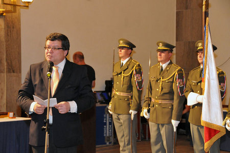 Projev ministra obrany Alexandra Vondry