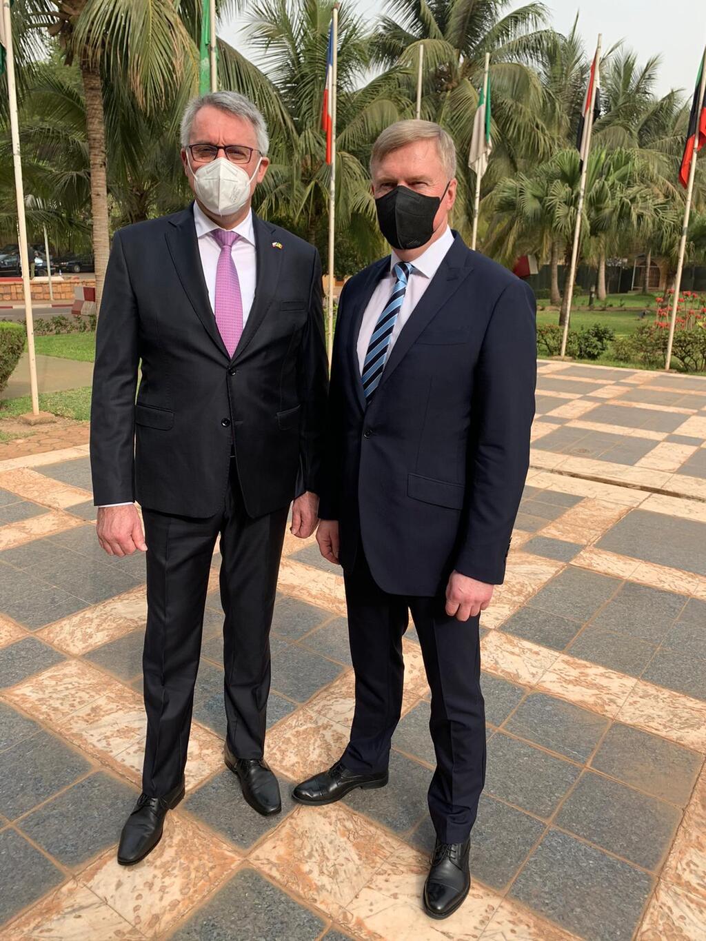 Lubomír Metnar se v Mali setkal také s ministrem obrany Estonska. 