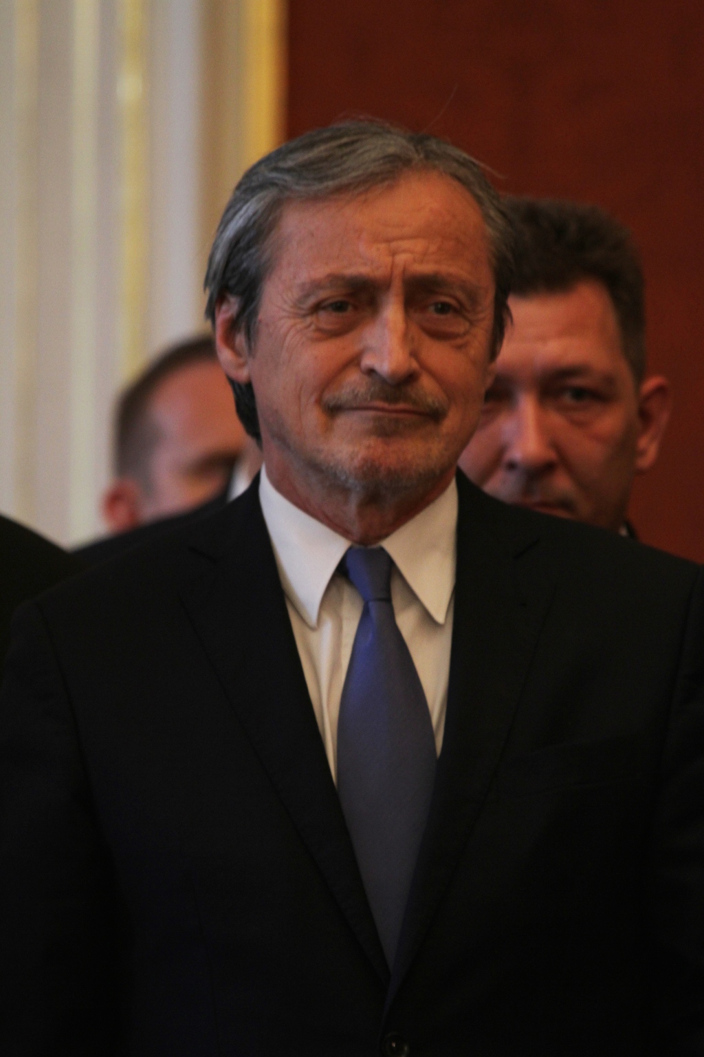 Ministr obrany Martin Stropnický při slavnostním aktu jmenování nových generálů prezidentem republiky