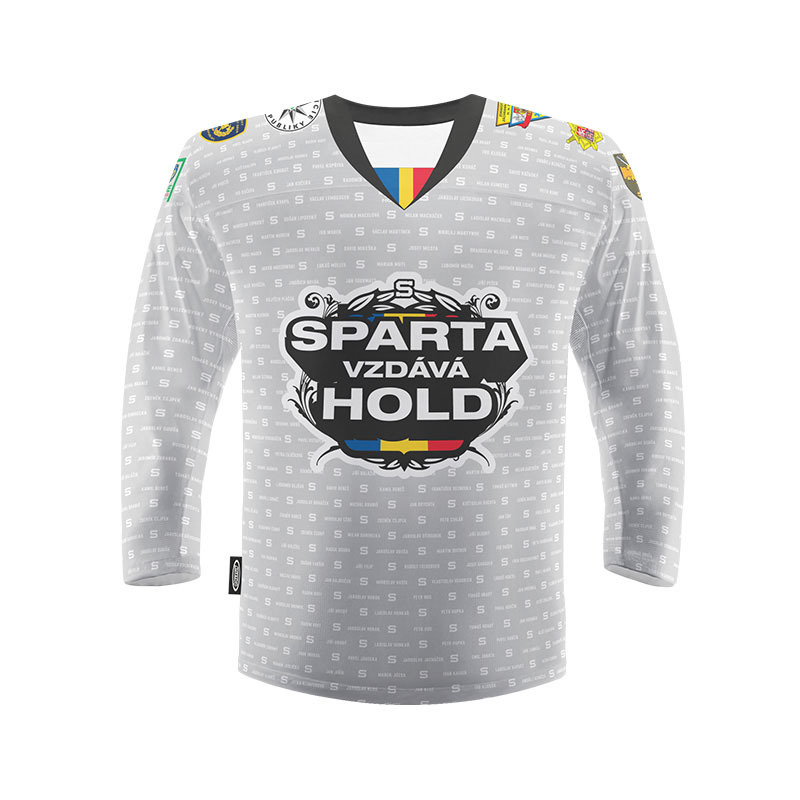 Speciální dres, ve kterém dnes nastoupili hokejisté HC Sparta Praha