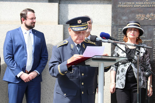 Na generála Heliodora Píku vzpomněl také válečný veterán armádní generál Emil Boček, který vyjádřil úctu i k jeho synovi Milanovi, jež se zasloužil o očištění jména svého otce