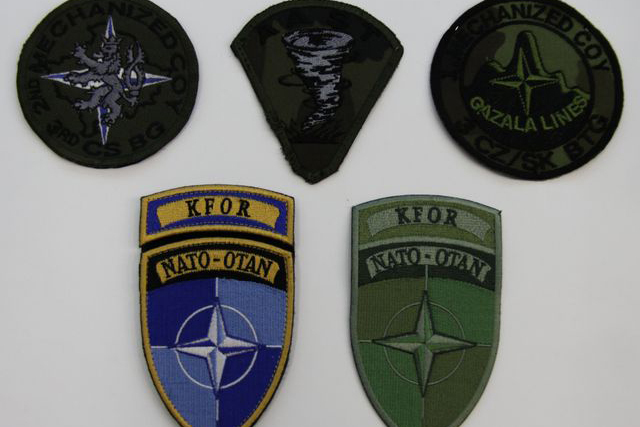 Nášivky jednotek z oblasti Kosova
