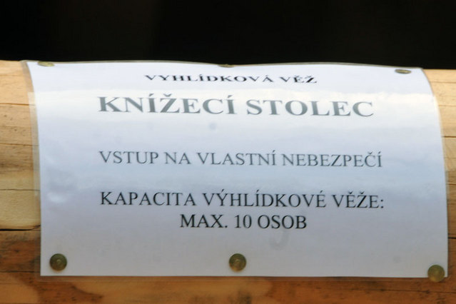 Při návštěvě rozhledny budou muset turisté dodržovat stanovená pravidla