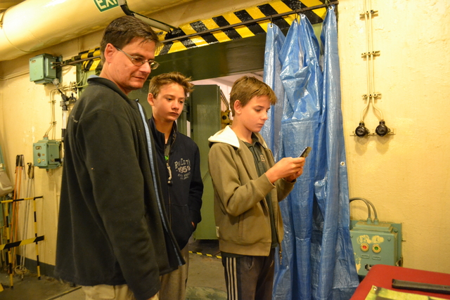 Mezi návštěvníky bylo mnoho mladých příznivců o vojenskou historii