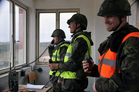 Successful fires bring a relax atmosphere also to control tower personnel