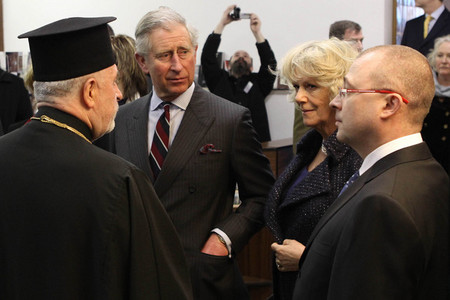 Britský královský pár si prohlédl expozici Národního památníku hrdinů heydrichiády