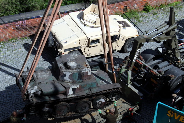 Výměna tanku LTP za vozidlo Humvee 4