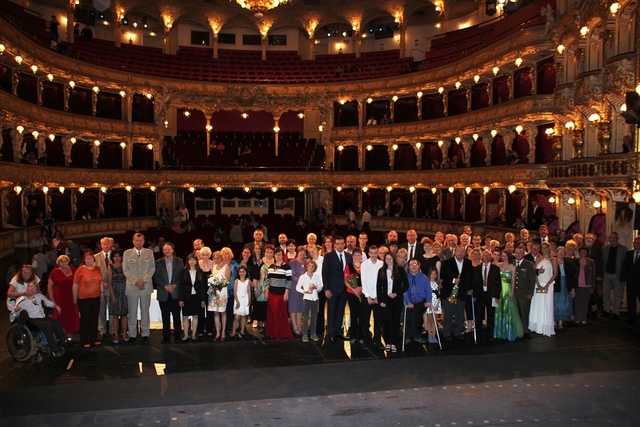  Společná fotografie oceněných cenou Ď pro rok 2015.