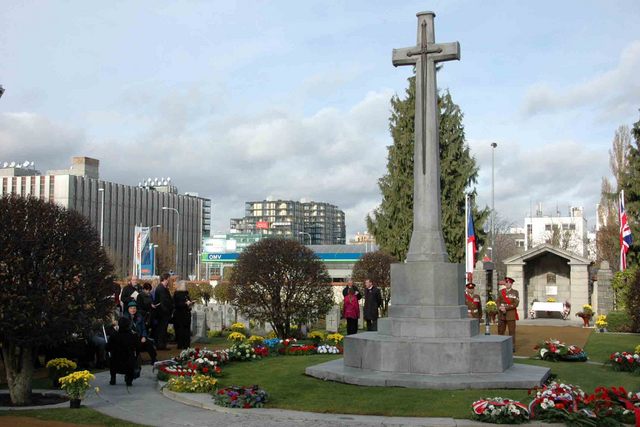 Památník na vojenském pohřebišti příslušníků zemí Commonwealthu