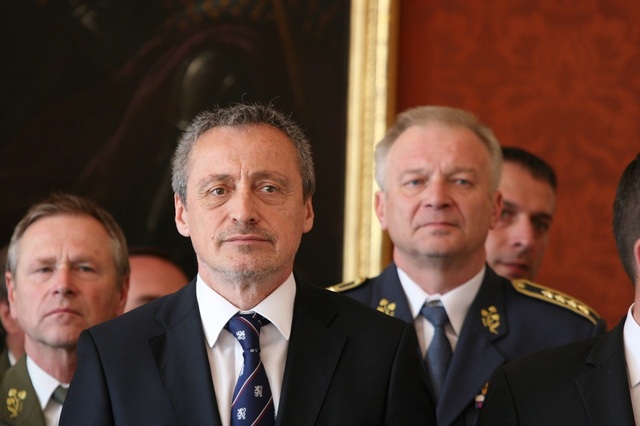 Slavnostního aktu jmenování generálů se zúčastnil ministr obrany Martin Stropnický