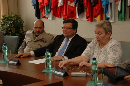 Z přijetí na ministerstvu obrany 2
