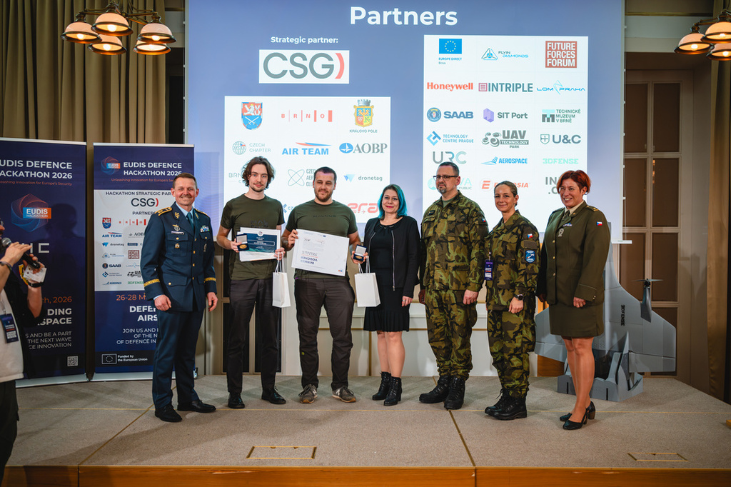 EUDIS Defence Hackathon na Univerzitě obrany přinesl nadějné projekty