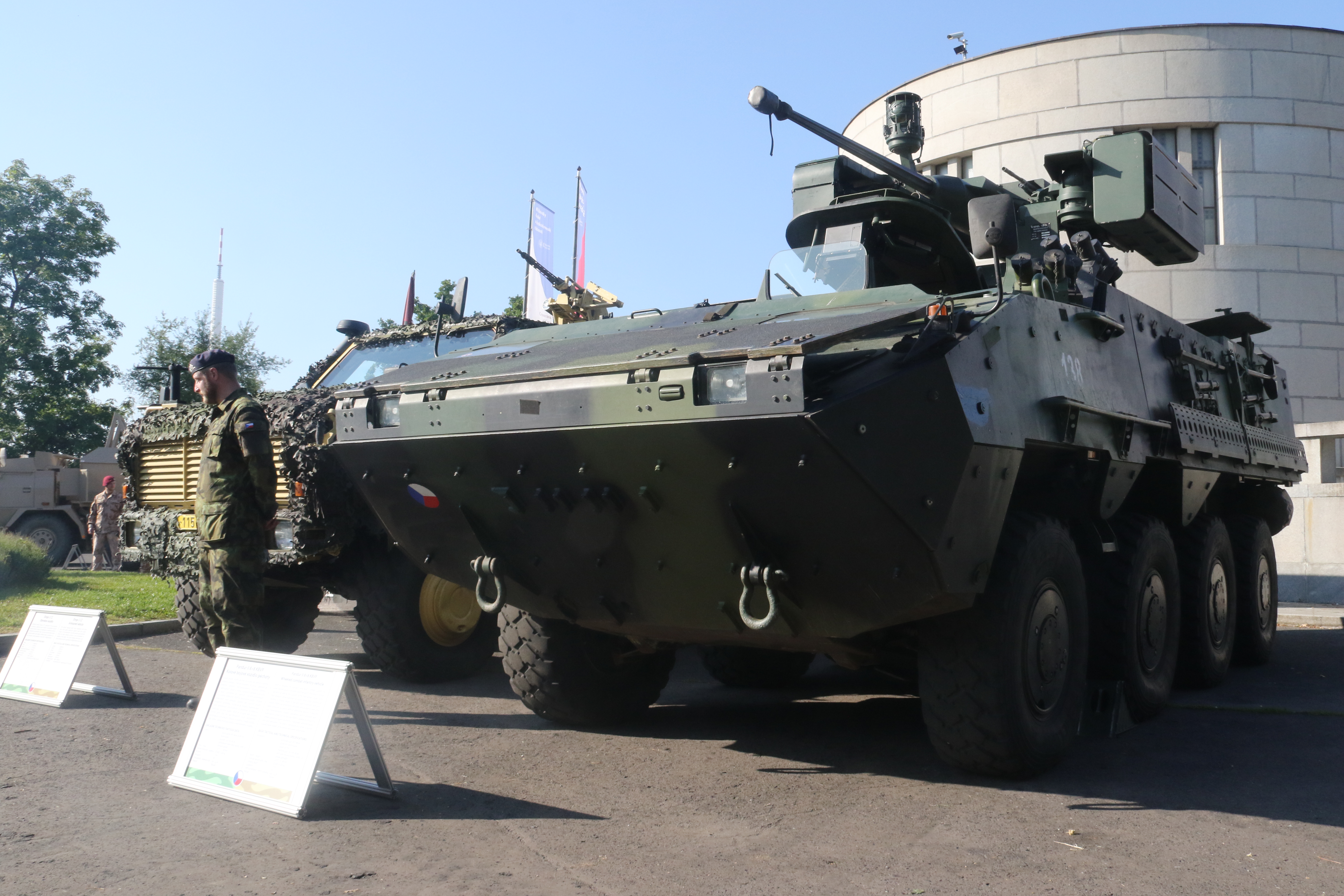 Na Vítkově se představila také vojenská technika používaná v Afghánistánu.