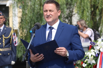Náměstek ministra obrany Lubor Koudelka