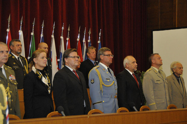 Čestní hosté v předsednictvu k 69. výročí vyhlášení SNP