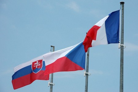 V Darney dnes zavlály tři vlajky - česká, slovenská a francouzská. "Nikdy jsme nezapomněli, že jste se k nám připojili, abychom porazili nepřítele," zaznělo dnes mnohokrát v projevech francouzských hostů.