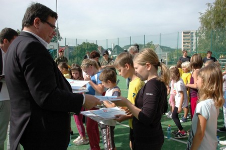 Děti na závěr dostaly diplomy a drobnosti