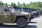  Slovenští vojáci s sebou přivezli množství techniky