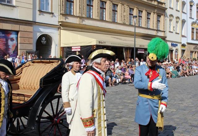 Příjezd generála Laudona do Olomouce