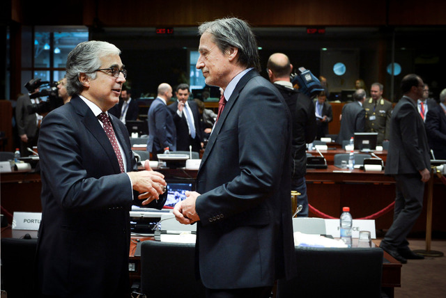 Martin Stropnický s portugalským kolegou Jose Pedro Aguiar Brancem