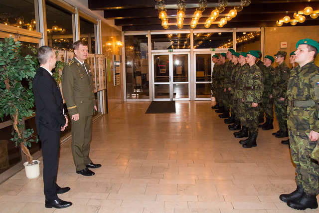 Genpor. Josefa Bečváře přivítali v  Domě kultury v Uherském Brodu členové spolku Branná mládež ČR