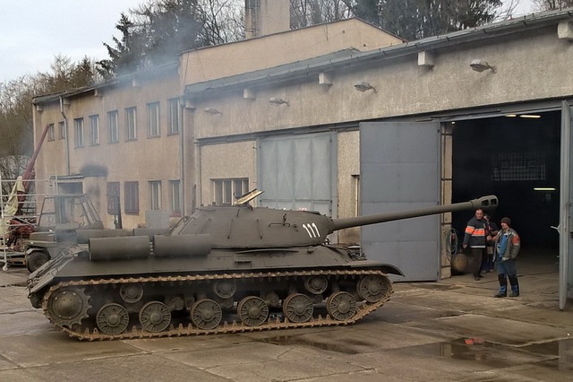 Přeprava tanku IS-3