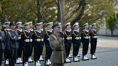 Slavnostní přijetí českého ministra
