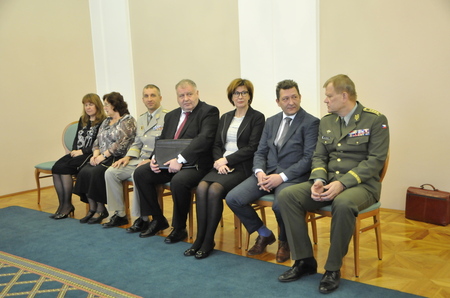Ocenění se zúčastnil náčelník Generálního štábu armádní generál Josef Bečvář i náčelník Vojenské policie brigádní generál Pavel Kříž