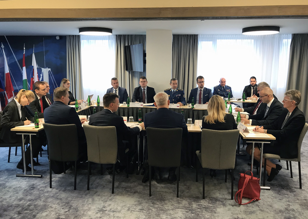 Zasedání Seniorní skupiny V4 se uskutečnilo dne 5. listopadu 2019 v hotelu Pyramida