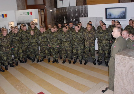 Noví příslušníci AČR v Armádním muzeu Žižkov 