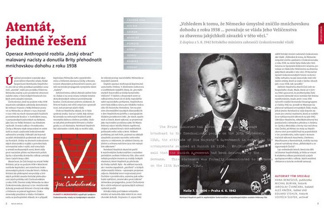 Ukázky z magazínu Reflexu Terč Heydrich   (2)