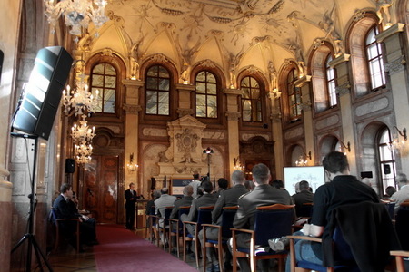 Rytířský sál Valdštejnského paláce, kde se seminář konal