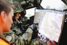  Plánování trasy společně s představitelem jednotky logistiky pěšího praporu POL v místě styku
