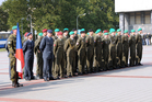  Družstva reprezentující AČR  na slavnostním zahájení mezinárodní soutěže
