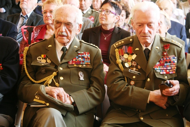 Přítomní druhováleční veteráni