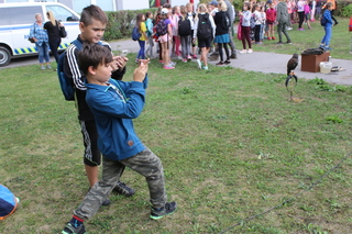  Zájem o fotku dravců byl enormní.