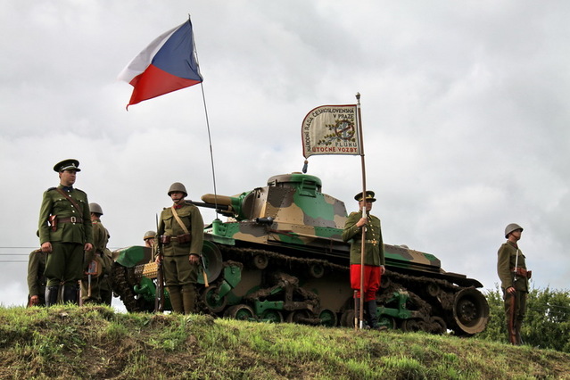 Tank LT 35 po odkrytí