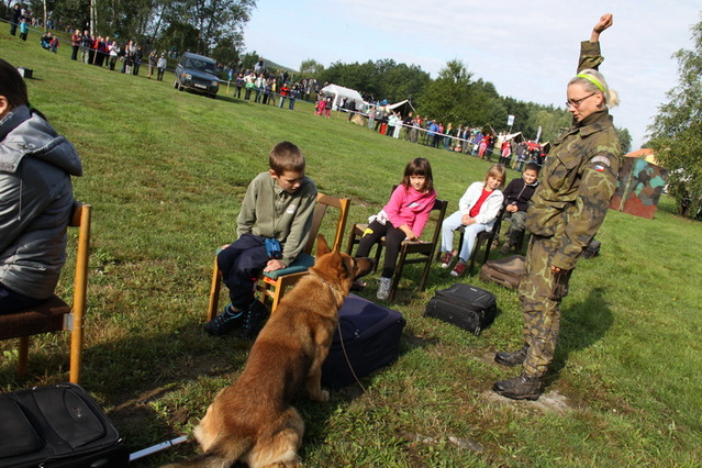 Výcvik psů Veterinární základny Chotyně