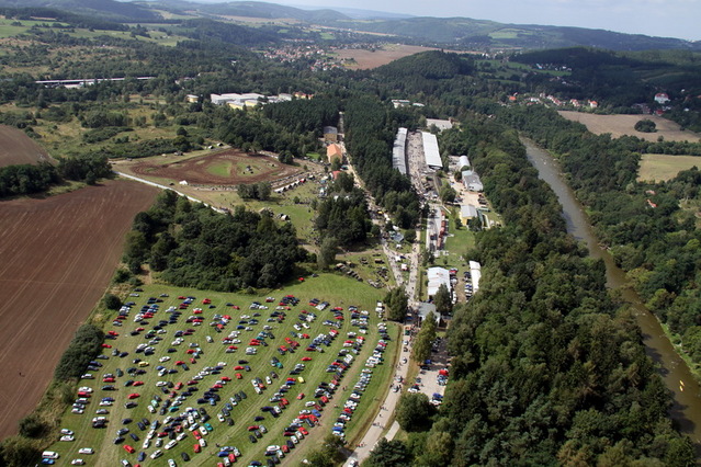 Areál VTM Lešany po skončení Tankového dne