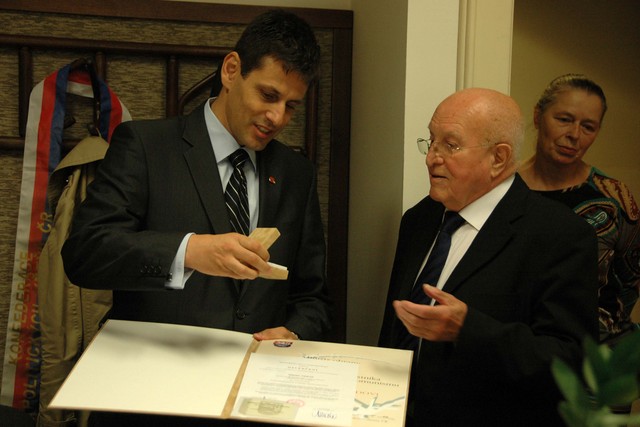 Michael Hrbata a Miloslav Nerad, člen předsednictva Konfederace politických vězňů