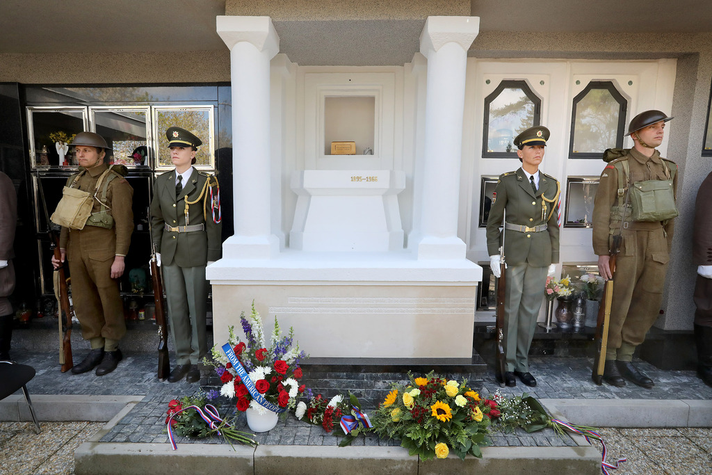 Repatriace ostatků brigádního generála Františka Moravce do České republiky