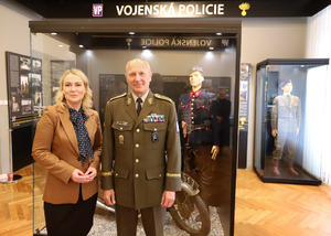 Slavnostní otevření nově vybudovaného muzea a kaple Vojenské policie