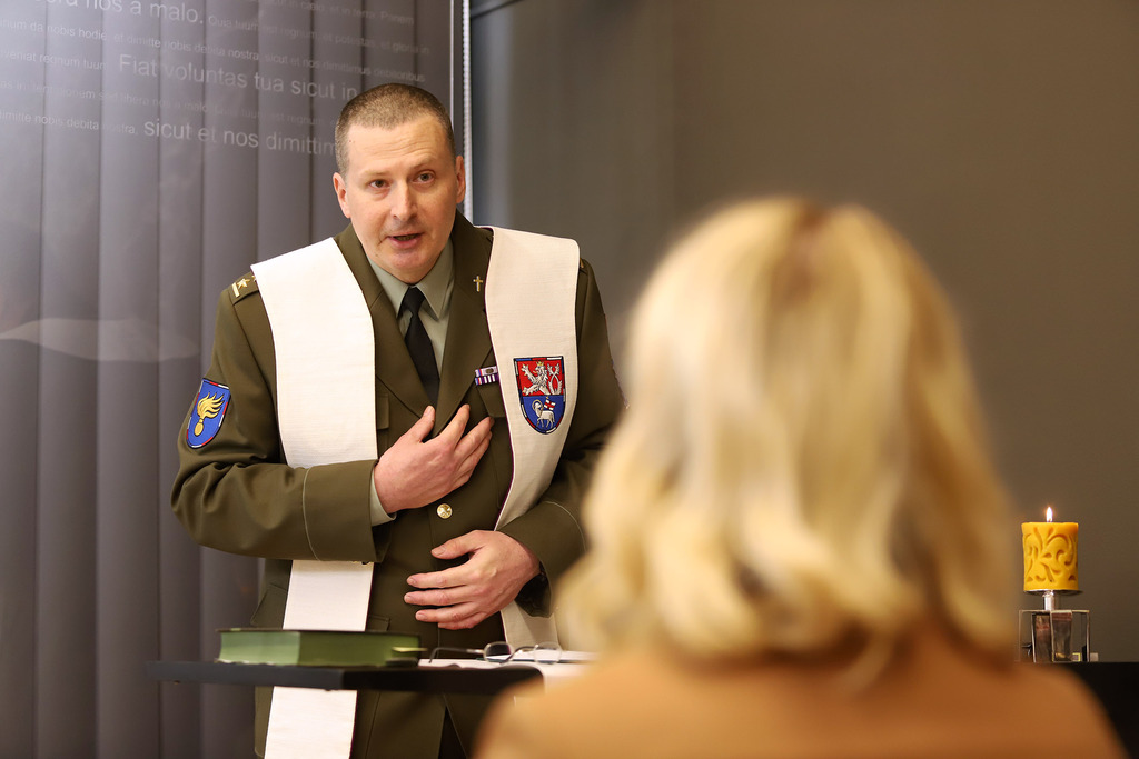 Slavnostní otevření nově vybudovaného muzea a kaple Vojenské policie