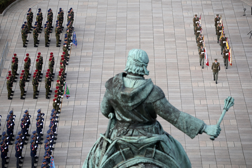 106. výročí vzniku samostatné Československé republiky připomněl pietní akt na Vítkově