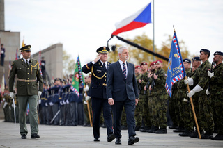 106. výročí vzniku samostatné Československé republiky připomněl pietní akt na Vítkově